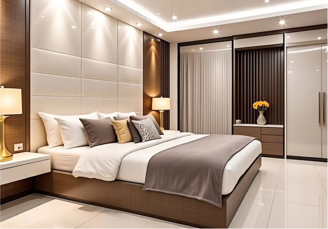 Luxurious bedroom renovation services Dubai