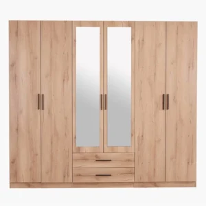 Urban 6-Door Wardrobe with Mirror img 1