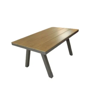 WPC Rectangle Shape Outdoor Dining Table img 1