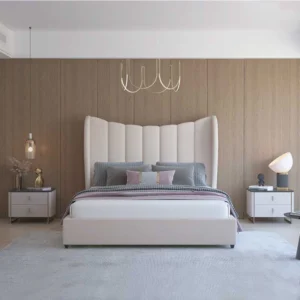 Wingback Headboard Bed