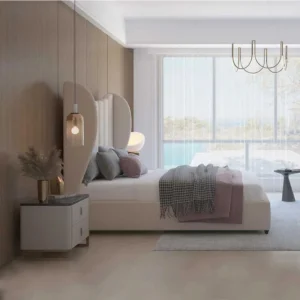 Wingback Headboard Bed img 2