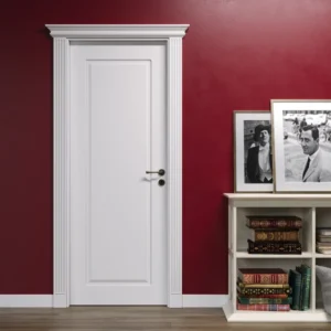 Wooden Hinged Door Pantographed with Impero