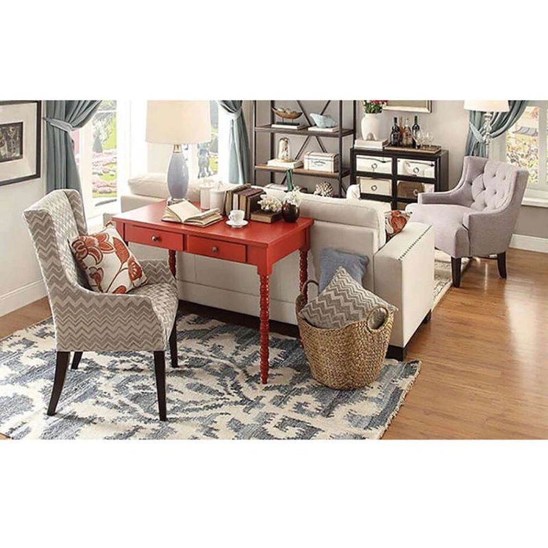 Wooden Legs Writing Study Table img 2