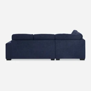 4-Piece Modular Fabric Sofa Set, Dark Blue img 2
