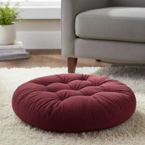 AKDC Extra-Large Round Polyester Floor Cushion