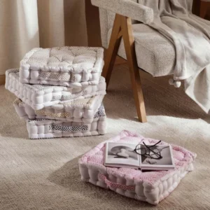 Alan Floor Cushion 40x40x9 Cm - Grey img 2