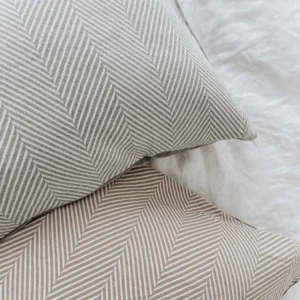 Bengali Home Decor Slate Grey Chevron Floor Cushion img 2