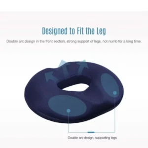 Blue Donut Cushion for Tailbone and Coccyx Pain img 2