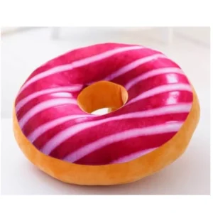 Bluejw 3D Doughnut Throw Pillow