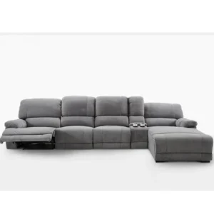 Elegant Fabric Recliner Sectional Sofa img 2