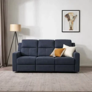 Grey Fremsa 3 Seater Recliner Sofa
