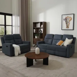 Fremsa 3 Seater Recliner Sofa - Grey img 1