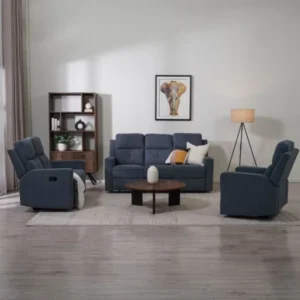 Fremsa 3 Seater Recliner Sofa - Grey img 2