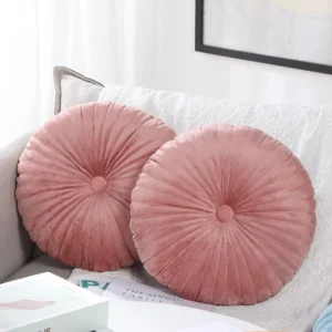 Namalu Throw Pillow 13.8 Inch Decorative Round Cushions