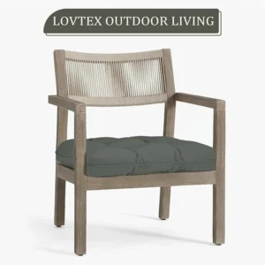 Patio Cushion Outdoor Chair Cushion Set of Two img 1