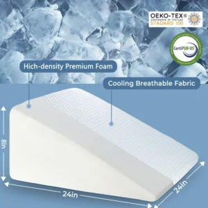 Puredown 8_ Bed Wedge Pillow img 1