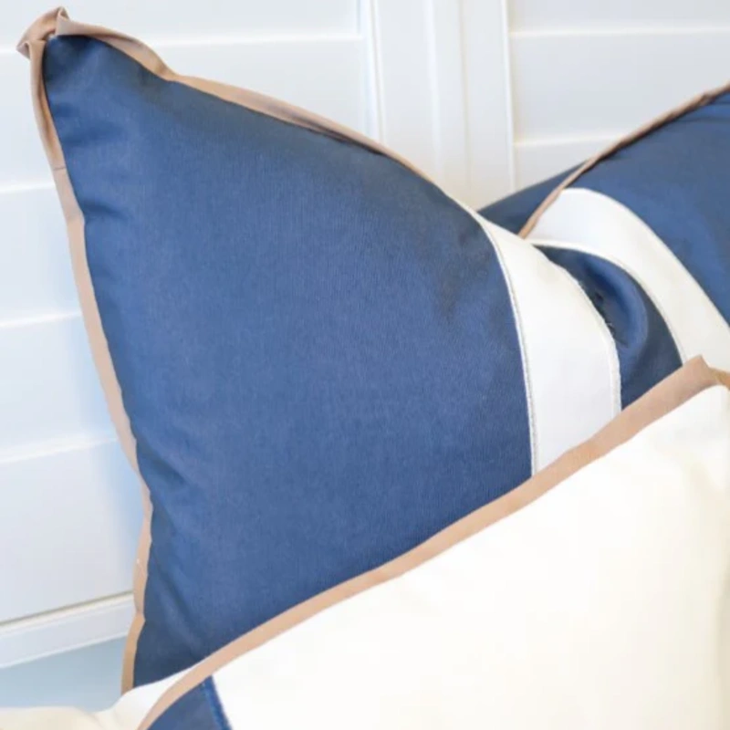 Santorini White Outdoor Cushion img 1