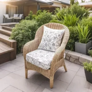 Stylish Waterproof Fabric Outdoor Patio Cushion Set