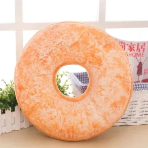 Sweet Donut Plush Cushion – Removable & Washable Cover