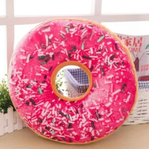 Sweet Donut Plush Cushion – Removable & Washable Cover img 2