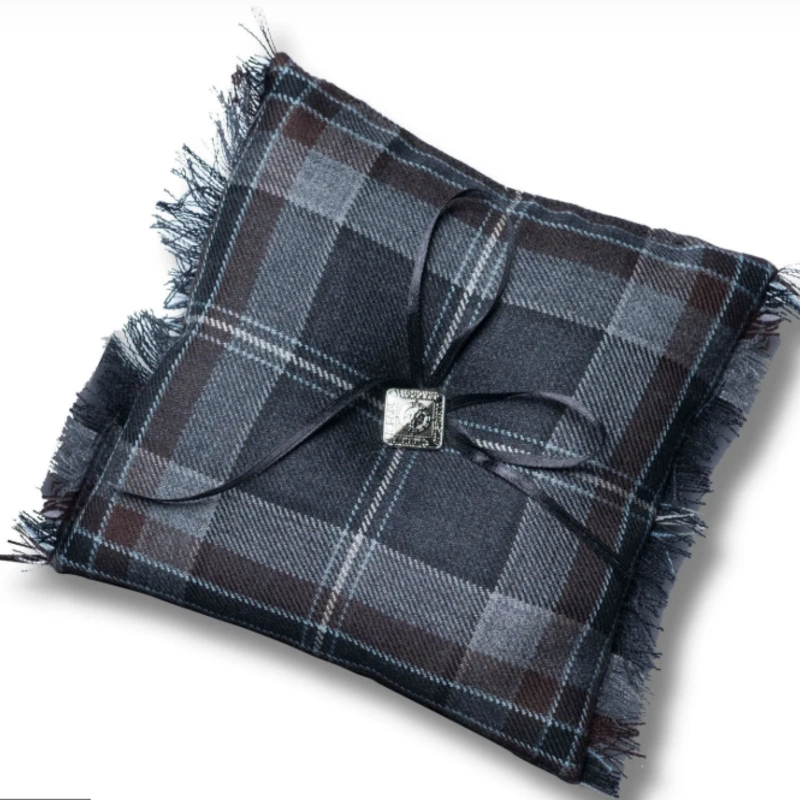 Tartan Wedding Ring Cushion _ MacGregor & MacDuff