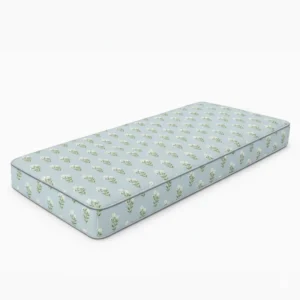 Vintage Blue Ditsy Floral Printed Bench Cushion