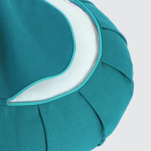 Yoga Studio Pleated Round Zafu Cushion img 2